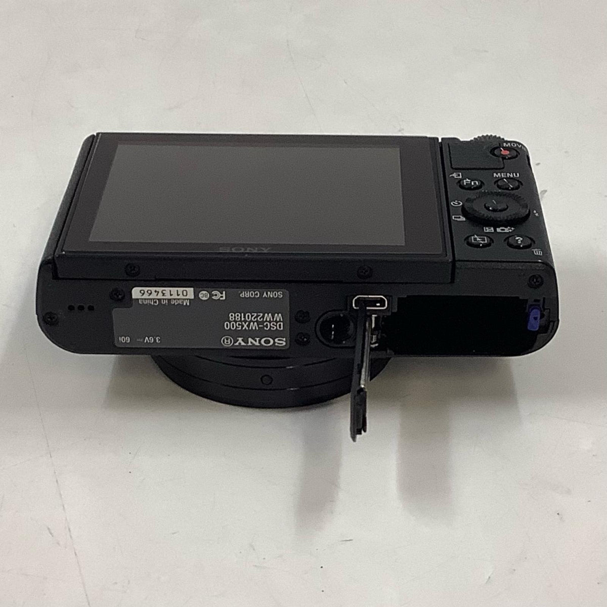 【全額返金保証】【最速発送】 コンパクトデジタルカメラ Cyber-shot DSC-WX500 ブラック 美品 動作確認済