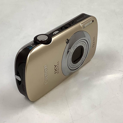 【全額返金保証】【最速発送】 コンパクトデジタルカメラ IXY DIGITAL 510 IS ゴールド 美品 動作確認済