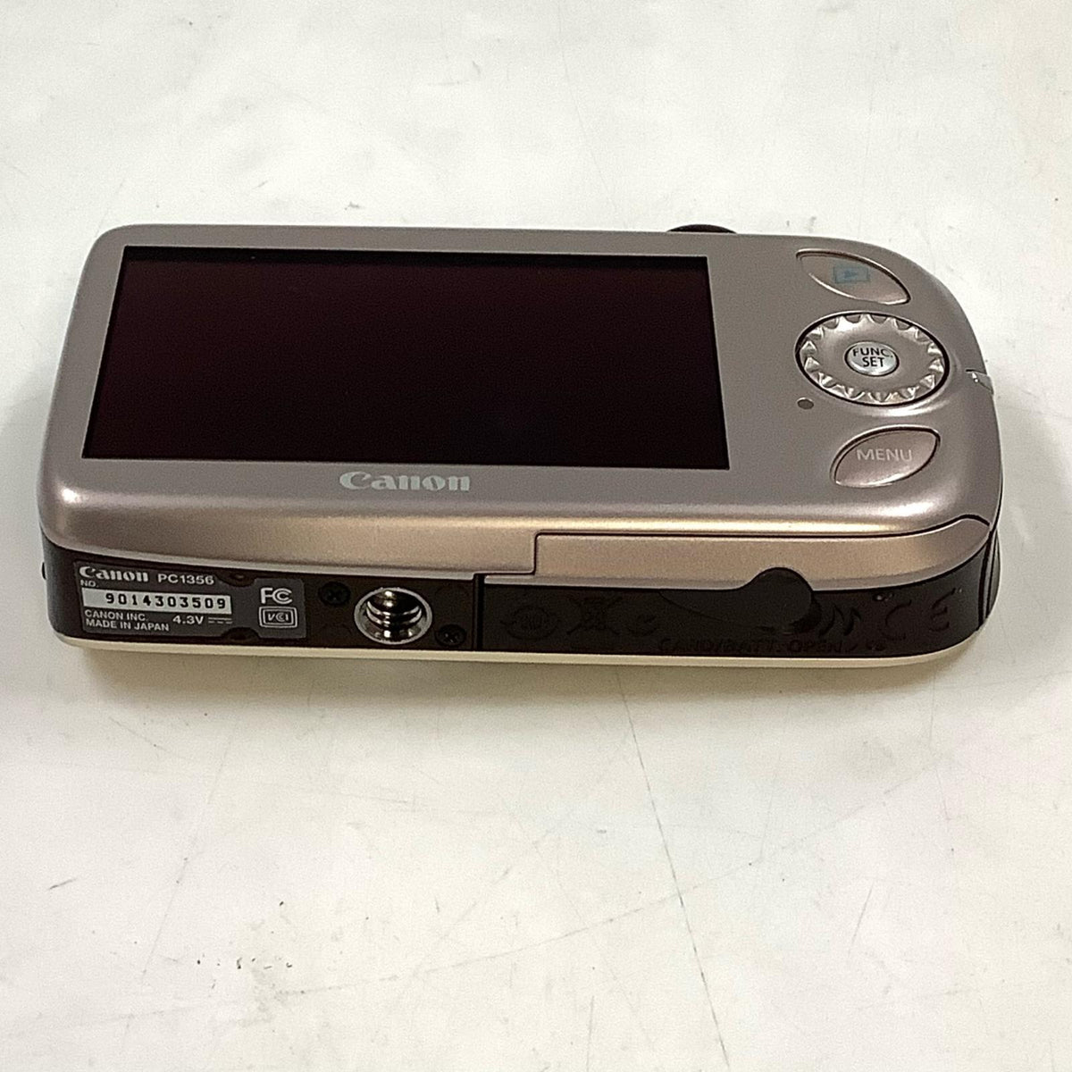 【全額返金保証】【最速発送】 コンパクトデジタルカメラ IXY DIGITAL 510 IS ゴールド 美品 動作確認済