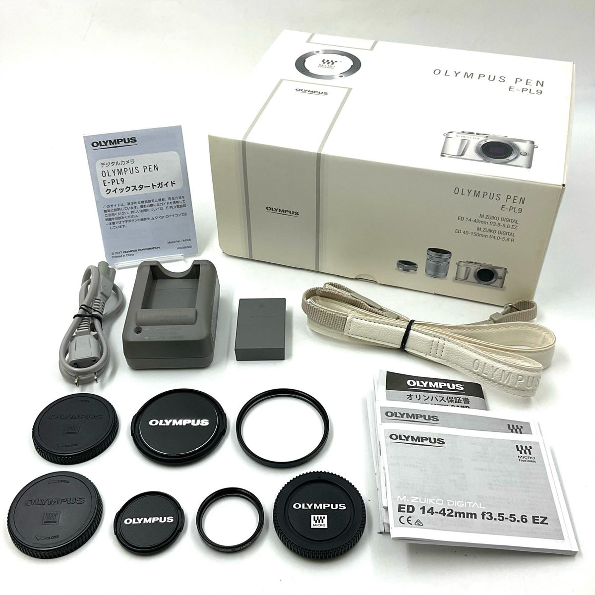 【全額返金保証】【最速発送】OLYMPUS デジタル一眼 E-PL9 EZダブルズームキット ブラウン 美品 動作確認済