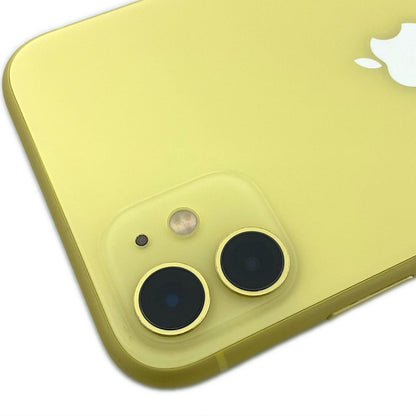 【全額返金保証】【最速発送】Apple iPhone iPhone 11 128GB イエロー Softbank 白ロム 動作確認済 72%