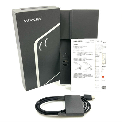 【全額返金保証】【最速発送】SAMSUNG Galaxy Z Flip 7 256GB ブラック SIMフリー SM-F766Q 白ロム 美品 動作確認済