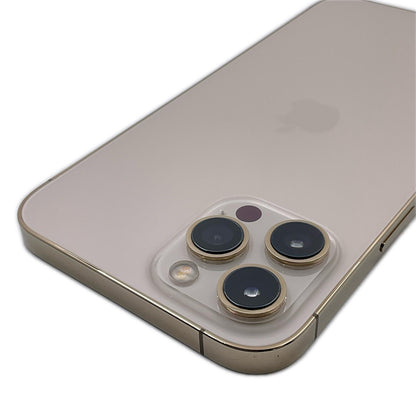 【全額返金保証】【最速発送】Apple iPhone iPhone 12 Pro Max 256GB ゴールド au SIMフリー 白ロム 美品 動作確認済 79%