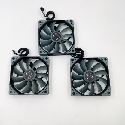 【全額返金保証】【最速発送】SCYTHE ファン 3枚セット SU1225FD12M-RHP 動作確認済