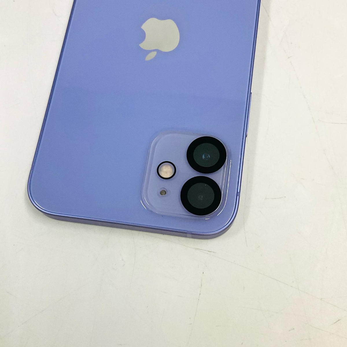 【最速発送】Apple iPhone iPhone 12 64GB パープル au SIMフリー 白ロム【難有】 86%
