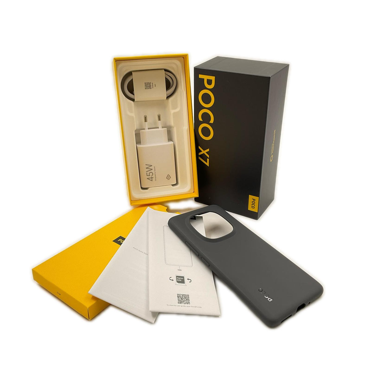 【全額返金保証】【最速発送】POCO X7 256GB ブラック SIMフリー 白ロム 超美品 動作確認済