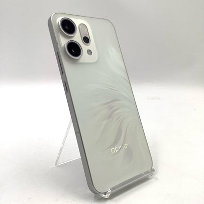 【全額返金保証】【最速発送】OPPO Reno 14 5G 256GB ホワイト mineo SIMフリー CPH2737 美品 動作確認済