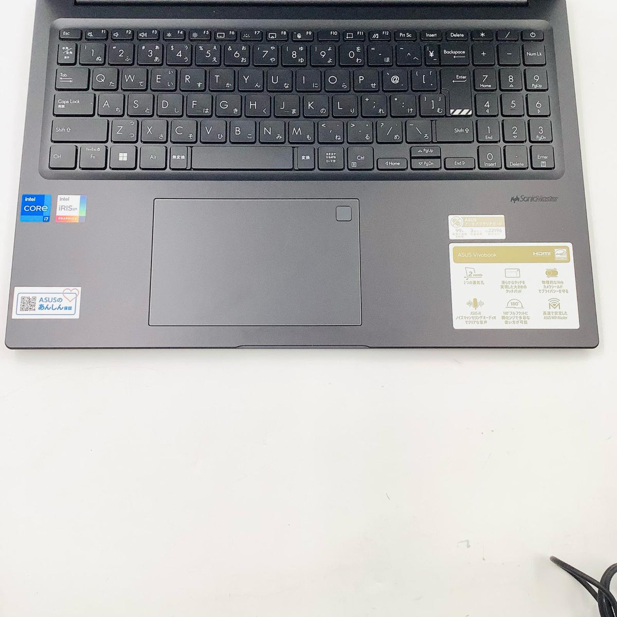 【全額返金保証】【最速発送】ASUSTeK COMPUTER INC. Vivobook Vivobook_ASUSLaptop X1605VA_X1605VA 13th Gen Intel(R) Core(TM) i7-1355U 16GB SSD(NVMe) 512GB（実測:477GB） 80.2% 美品 動作確認済