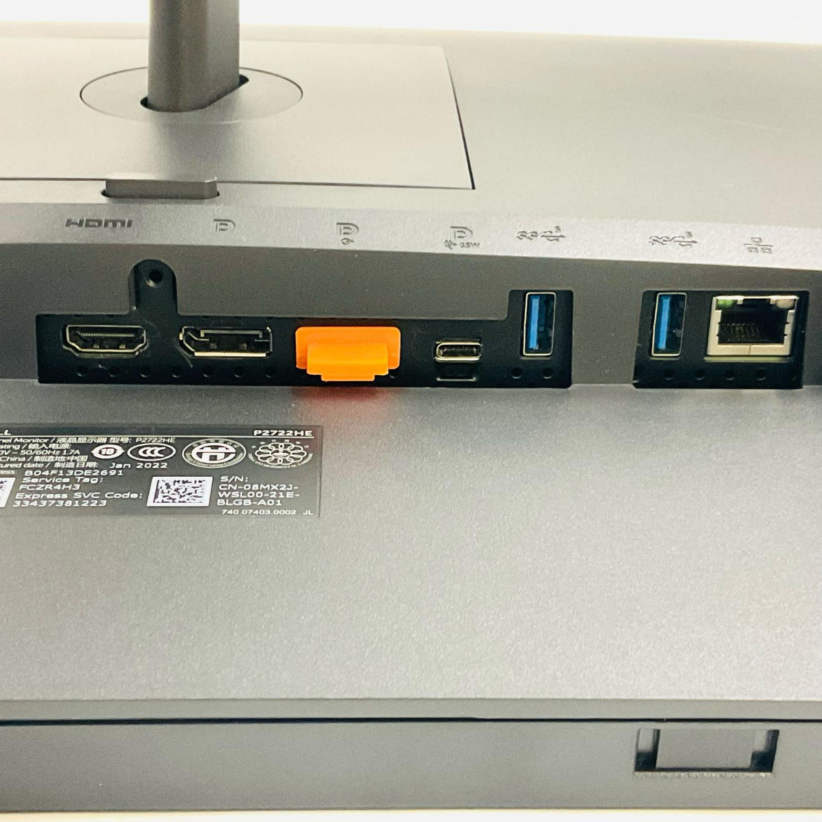 【全額返金保証】【最速発送】DELL P2722HE 27インチ 美品 動作確認済