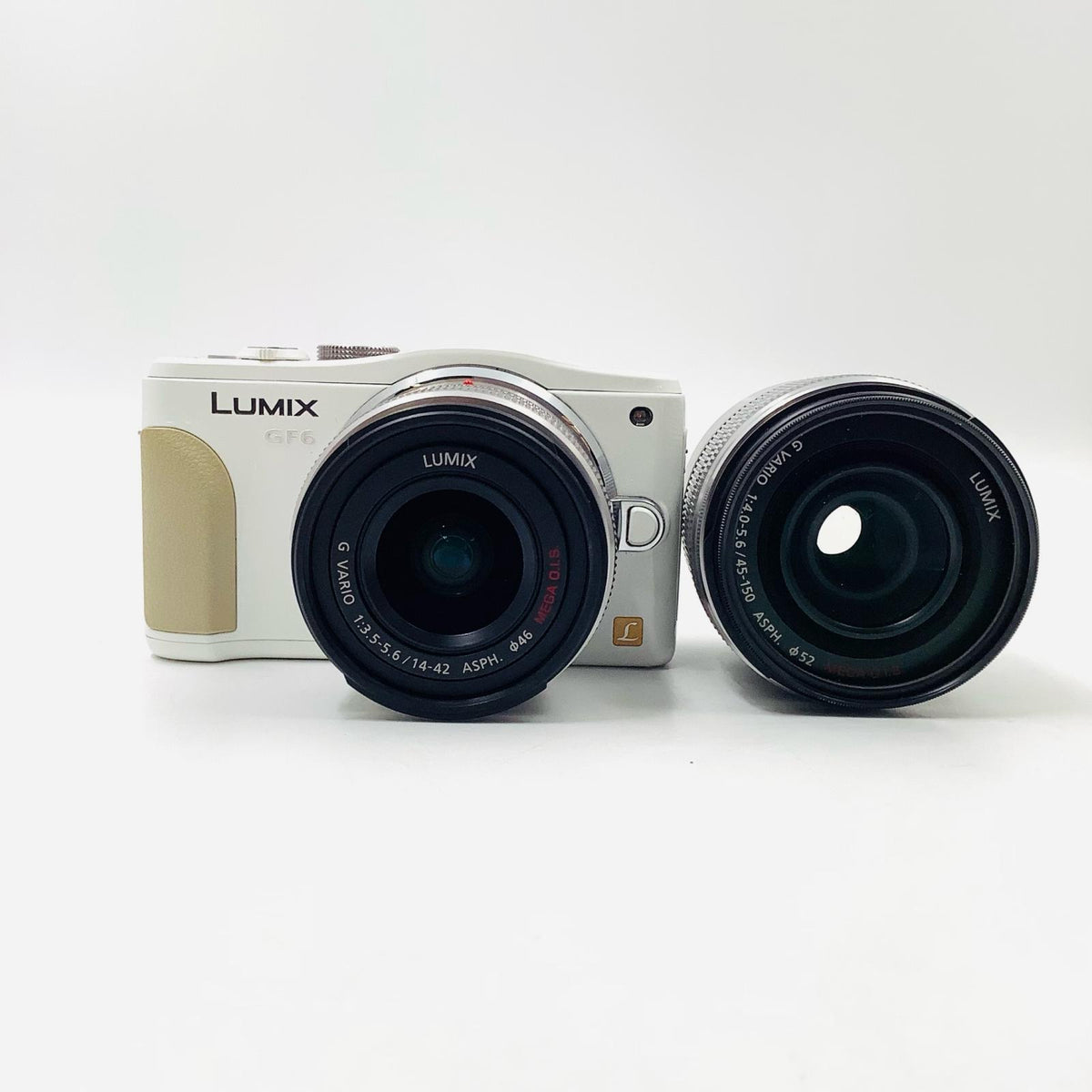 【最速発送】Panasonic デジタル一眼 LUMIX DMC-GF6W ダブルズームレンズキット ホワイト【難有】