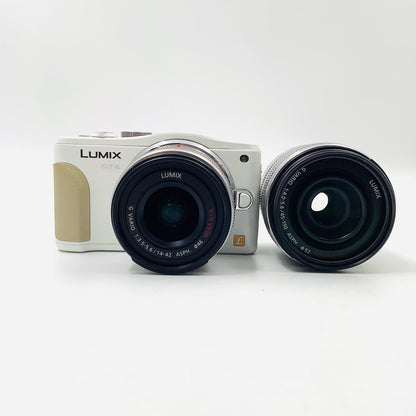 【最速発送】Panasonic デジタル一眼 LUMIX DMC-GF6W ダブルズームレンズキット ホワイト【難有】