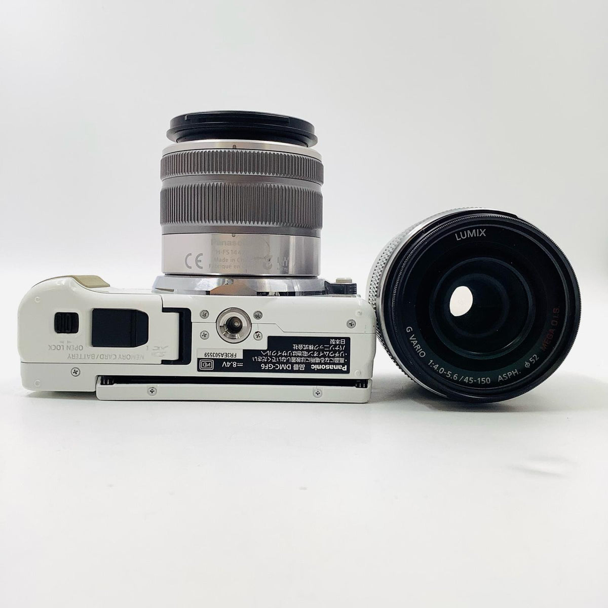 【最速発送】Panasonic デジタル一眼 LUMIX DMC-GF6W ダブルズームレンズキット ホワイト【難有】