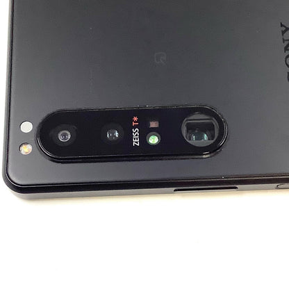 【全額返金保証】【最速発送】Sony Xperia 1 III 256GB ブラック docomo SIMフリー SO-51B 白ロム 美品 動作確認済