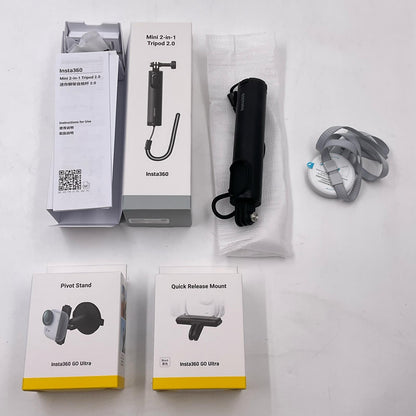 【全額返金保証】【最速発送】Insta360 GO Ultra Creator Bundle（ブラック） 美品 動作確認済