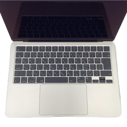 【全額返金保証】【最速発送】Apple MacBook Air 13インチ 2022 Apple M2 16GB 256GB スターライト 100% 美品 動作確認済