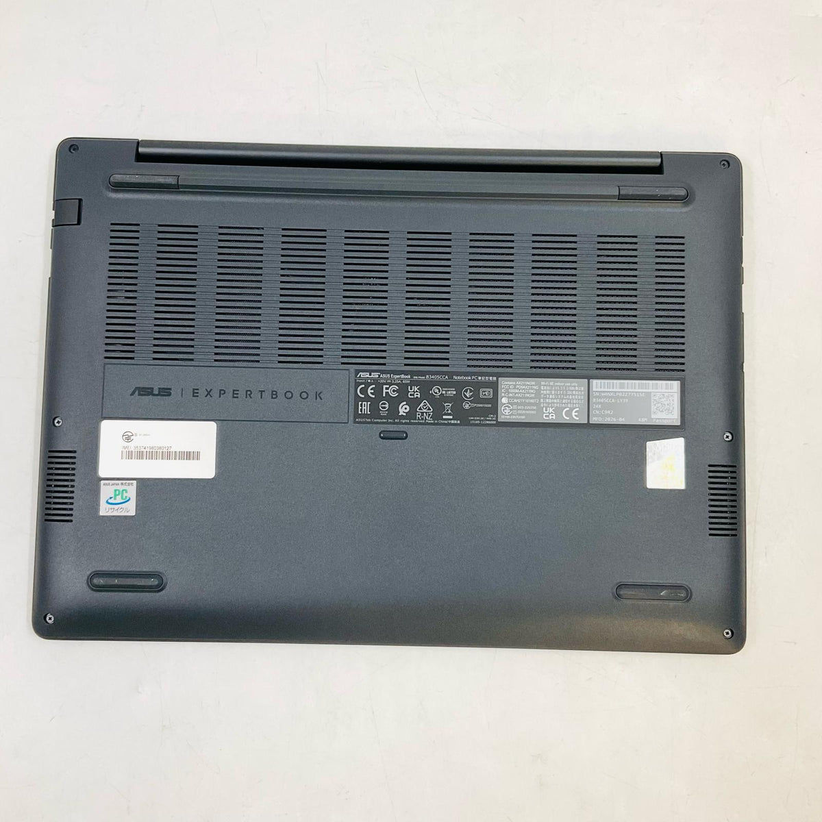【全額返金保証】【最速発送】ASUS EXPERTBOOK B3405CCA Intel(R) Core(TM) Ultra 5 125H 16GB SSD(NVMe) 512GB（実測:477GB） 100% 超美品 動作確認済
