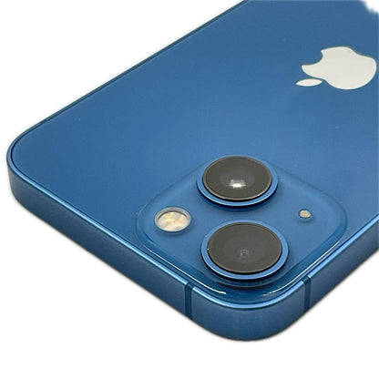 【全額返金保証】【最速発送】Apple iPhone iPhone 13 mini 256GB ブルー SIMフリー 白ロム 動作確認済 77%