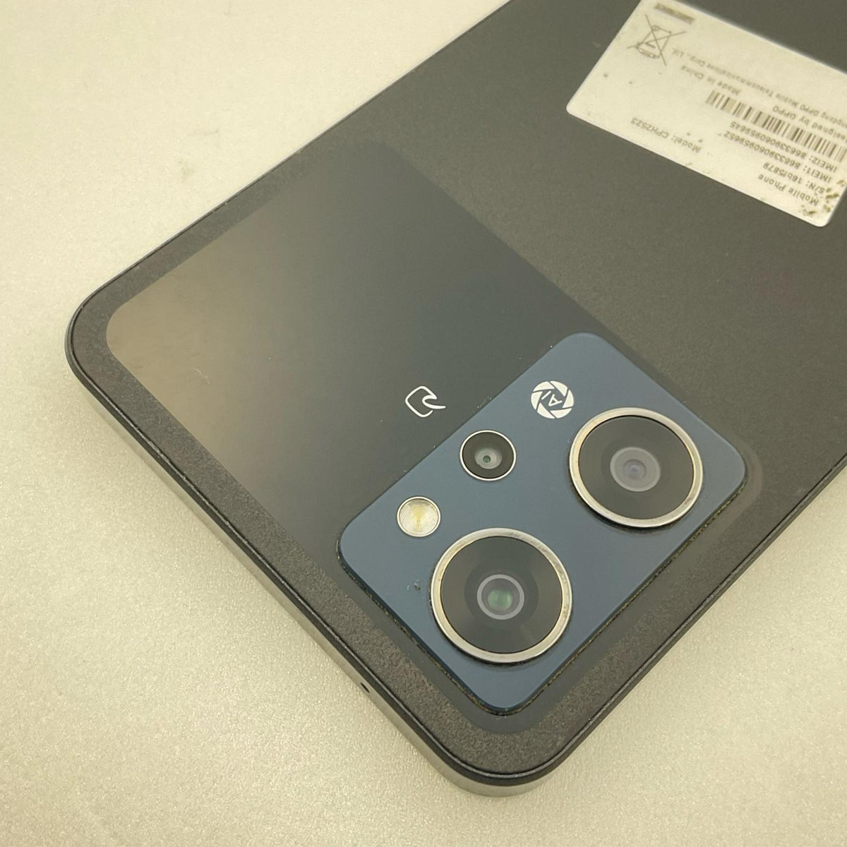 【最速発送】OPPO Reno 9 A 128GB ナイトブラック 楽天モバイル CPH2523 白ロム【難有】