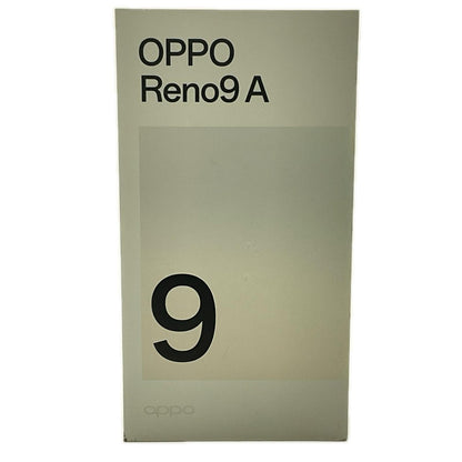 【最速発送】OPPO Reno 9 A 128GB ナイトブラック 楽天モバイル CPH2523 白ロム【難有】