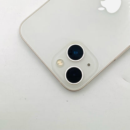 【全額返金保証】【最速発送】Apple iPhone iPhone 13 128GB スターライト au 白ロム 動作確認済 84%