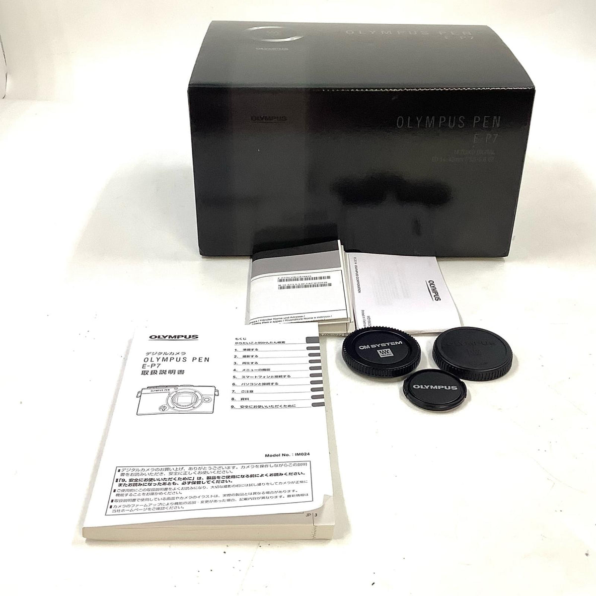 【全額返金保証】【最速発送】OLYMPUS デジタル一眼 PEN E-P7 14-42mm EZレンズキット シルバー 美品 動作確認済