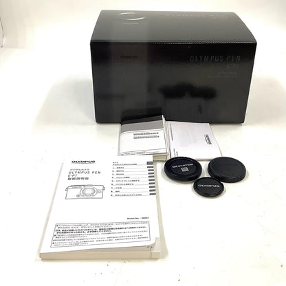 【全額返金保証】【最速発送】OLYMPUS デジタル一眼 PEN E-P7 14-42mm EZレンズキット シルバー 美品 動作確認済