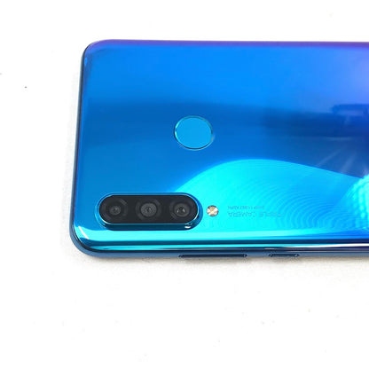 【全額返金保証】【最速発送】Huawei P 30 lite 64GB ピーコックブルー SIMフリー MAR-LX2J 白ロム 美品 動作確認済
