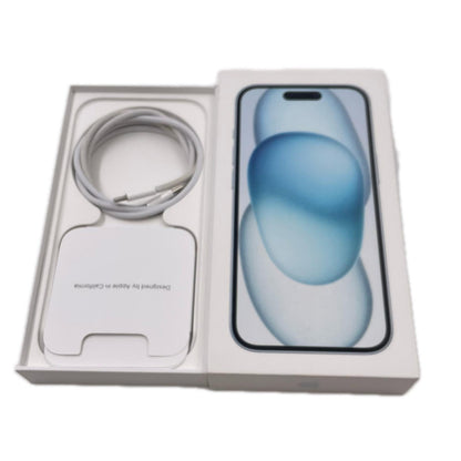 【最速発送】Apple iPhone iPhone 15 128GB ブルー SIMフリー 白ロム【難有】 92%