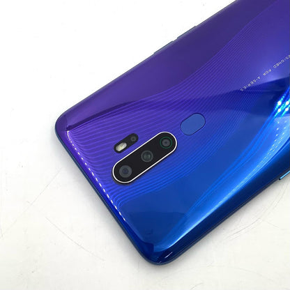 【全額返金保証】【最速発送】OPPO A 5 2020 64GB ブルー 楽天モバイル SIMフリー CPH1943 白ロム 動作確認済