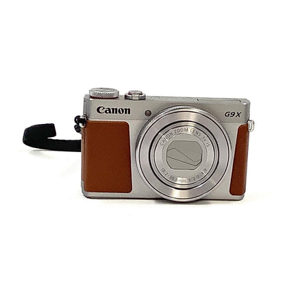 【全額返金保証】【最速発送】Canon コンパクトデジタルカメラ PowerShot G9 X Mark II シルバー 超美品 動作確認済