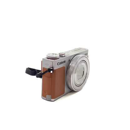【全額返金保証】【最速発送】Canon コンパクトデジタルカメラ PowerShot G9 X Mark II シルバー 超美品 動作確認済