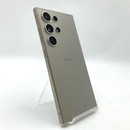【全額返金保証】【最速発送】SAMSUNG Galaxy S24 Ultra 256GB チタニウムグレー docomo SIMフリー SC-52E 白ロム 美品 動作確認済