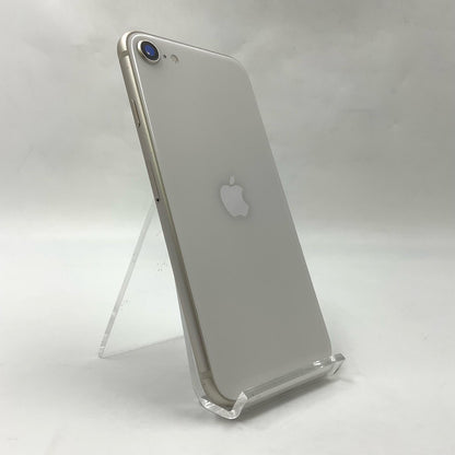 【最速発送】Apple iPhone iPhone SE（第3世代） 64GB スターライト au 白ロム【難有】 82%