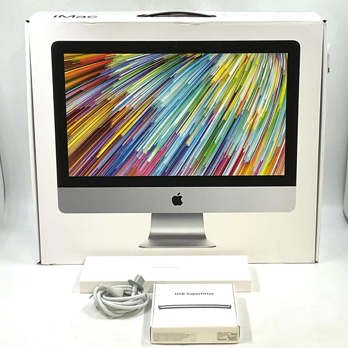 【全額返金保証】【最速発送】Apple iMac 21.5インチ クアッドコア intel core i3 8GB HDD 1TB シルバー 美品 動作確認済