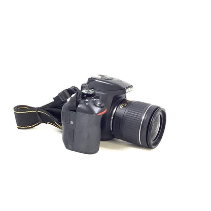 【全額返金保証】【最速発送】Nikon デジタル一眼 D5600 18-55 VR レンズキット ブラック 動作確認済