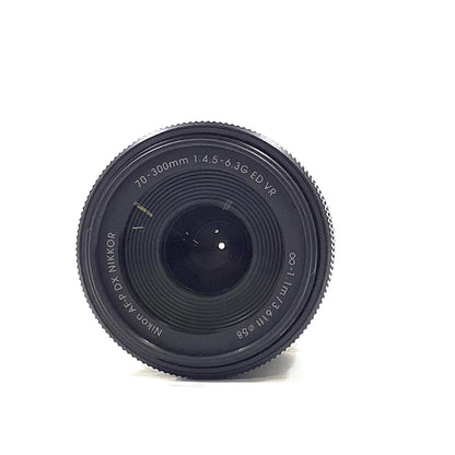 【全額返金保証】【最速発送】Nikon AF-P DX NIKKOR 70-300mm f/4.5-6.3G ED VR 美品 動作確認済