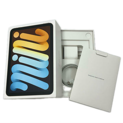 【全額返金保証】【最速発送】Apple iPad mini 8.3インチ 第6世代 64GB スターライト WiFi+Cellular au 白ロム 美品 動作確認済