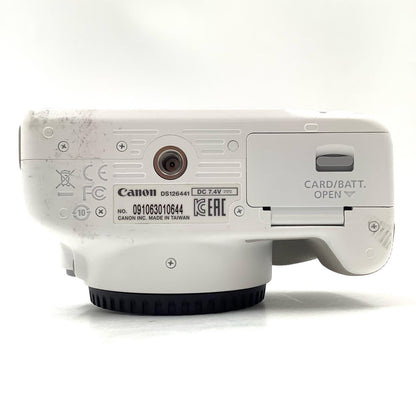【全額返金保証】【最速発送】Canon デジタル一眼 EOS Kiss X7 ボディ ホワイト 動作確認済