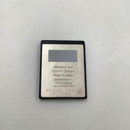 【全額返金保証】【最速発送】Nikon XQDメモリーカード64GB MC-XQ64G 超美品 動作確認済