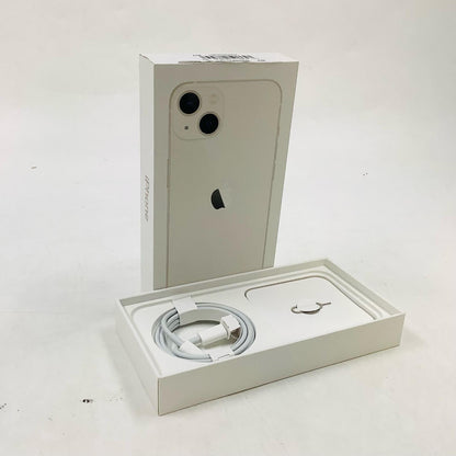 【全額返金保証】【最速発送】Apple iPhone iPhone 13 128GB スターライト au SIMフリー 白ロム 美品 動作確認済 82%
