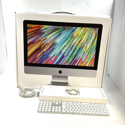 【全額返金保証】【最速発送】Apple iMac 21.5インチ 6コア intel core i5 32GB フュージョンドライブ 2TB シルバー 動作確認済