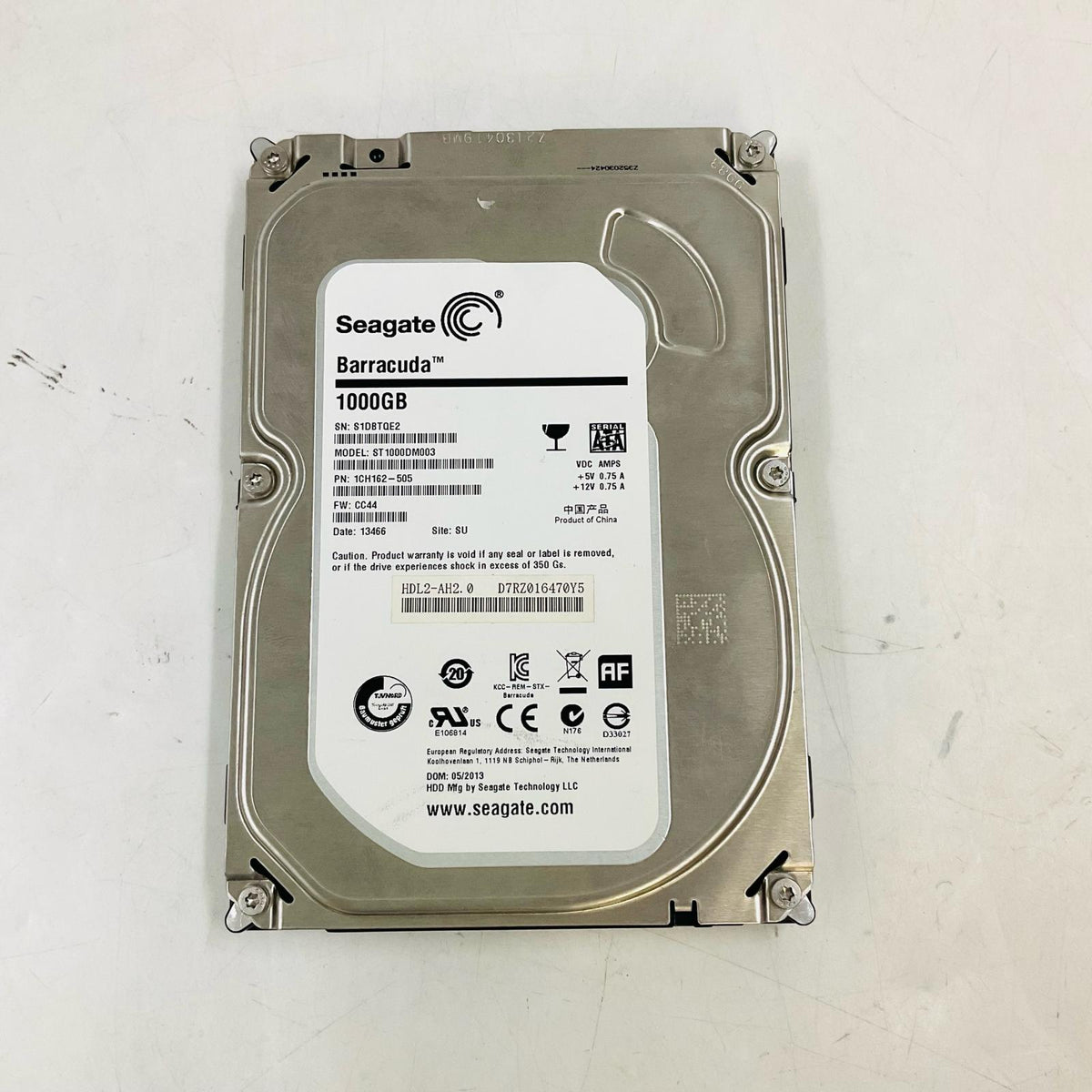 【最速発送】Seagate 1000.2 GB ST1000DM003-1CH162【難有】
