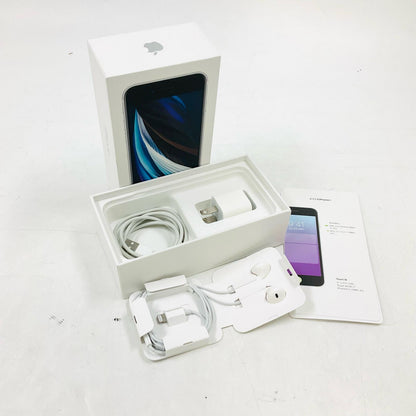 【全額返金保証】【最速発送】Apple iPhone iPhone SE（第2世代） 64GB ホワイト au 白ロム 動作確認済 79%
