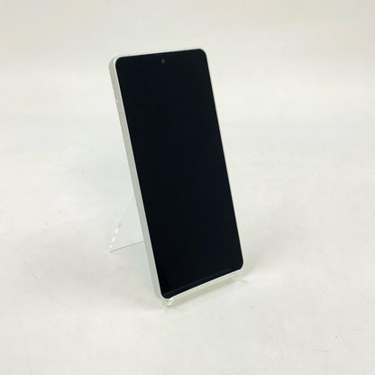 【全額返金保証】【最速発送】SHARP AQUOS sense6 64GB シルバー au SIMフリー SHG05 白ロム 動作確認済