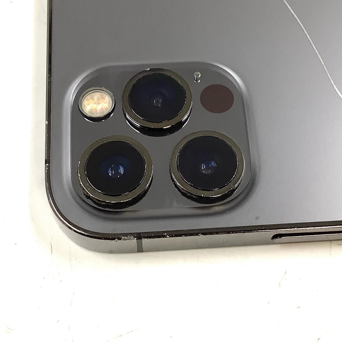 【最速発送】Apple iPhone iPhone 12 Pro 256GB グラファイト SIMフリー 白ロム【難有】 81%