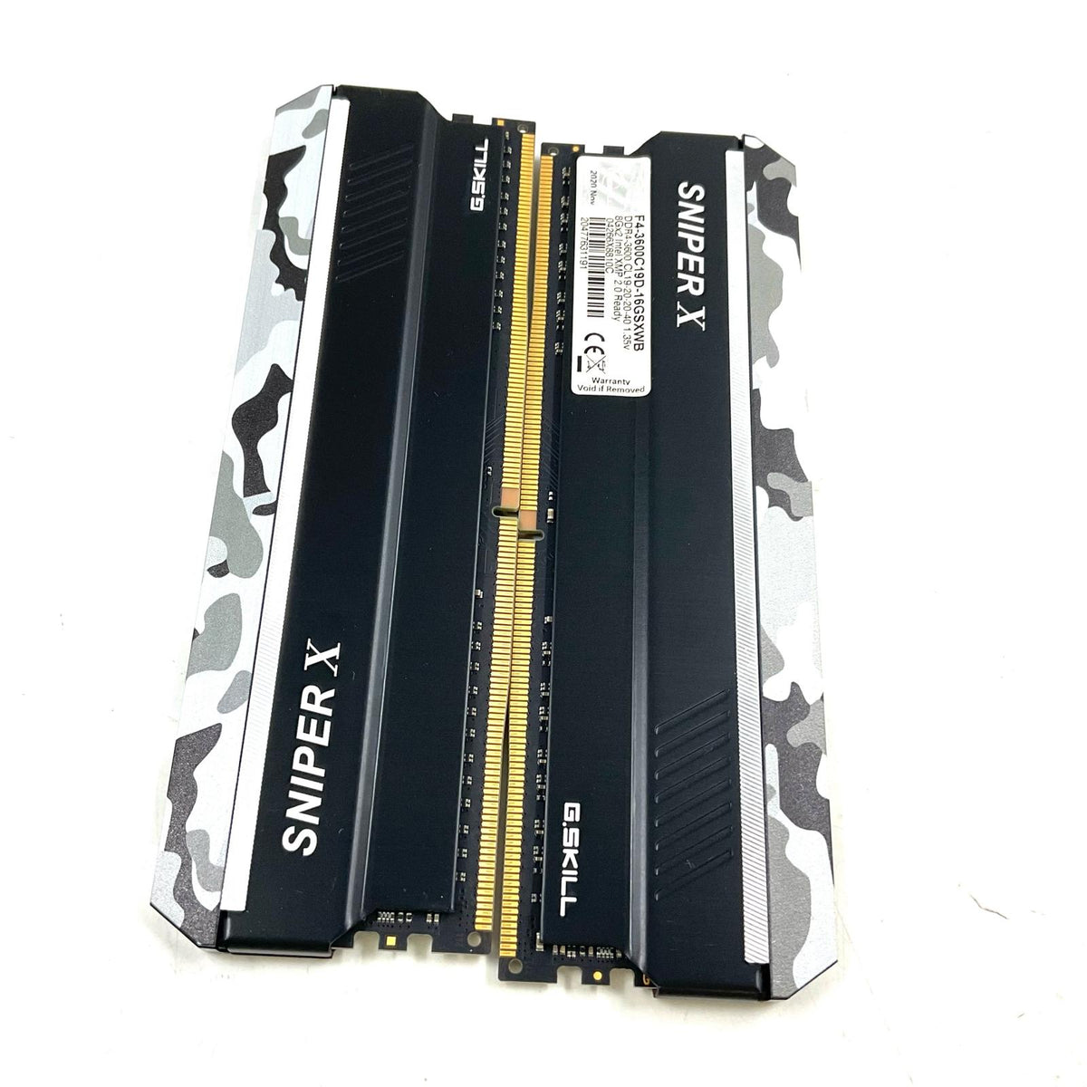 【全額返金保証】【最速発送】G.Skill メモリ F4-3600C19D-16GSXWB 超美品 動作確認済