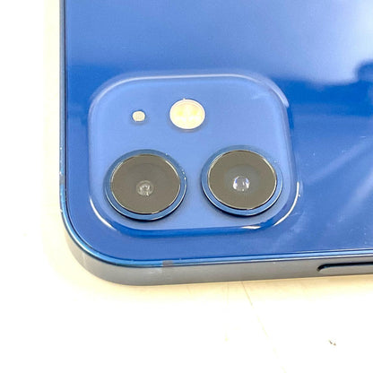 【全額返金保証】【最速発送】Apple iPhone iPhone 12 64GB ブルー au 白ロム 動作確認済 78%