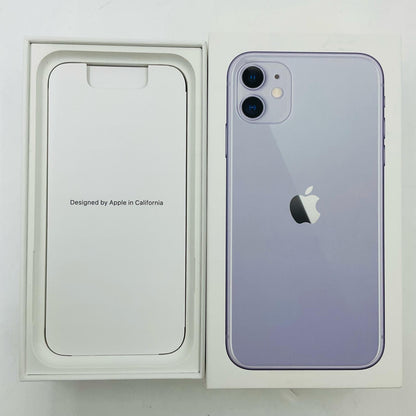 【全額返金保証】【最速発送】Apple iPhone iPhone 11 64GB パープル au 白ロム 動作確認済 73%