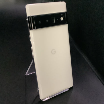 【全額返金保証】【最速発送】Google Pixel 6 Pro 128GB Cloudy White SIMフリー GF5KQ 白ロム 動作確認済