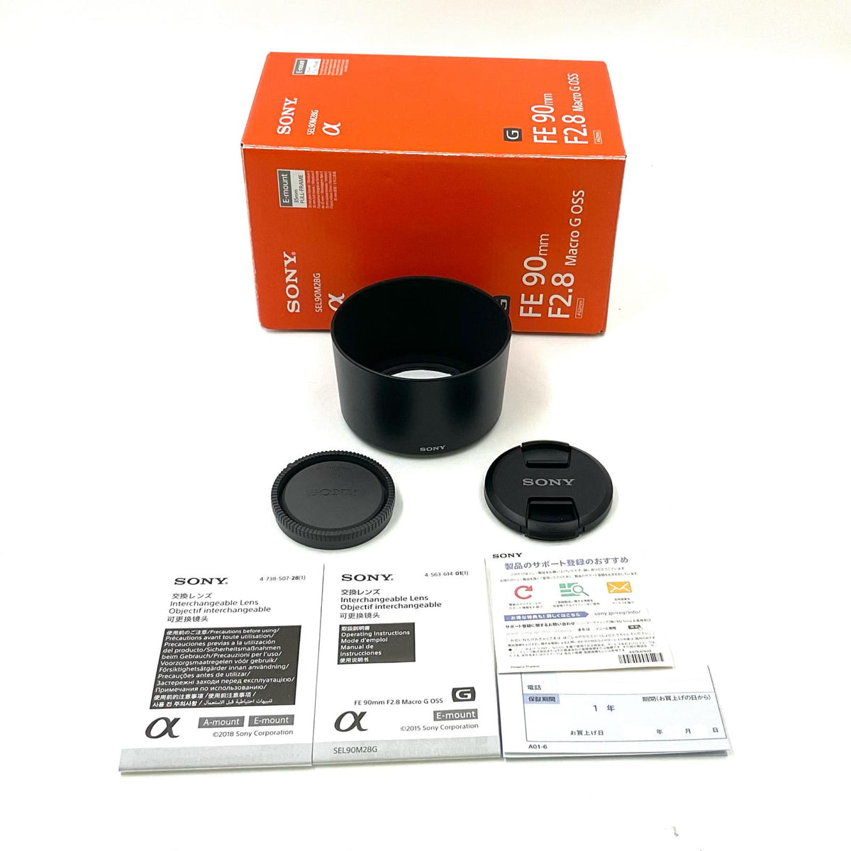 【全額返金保証】【最速発送】Sony FE 90mm F2.8 Macro G OSS SEL90M28G 美品 動作確認済